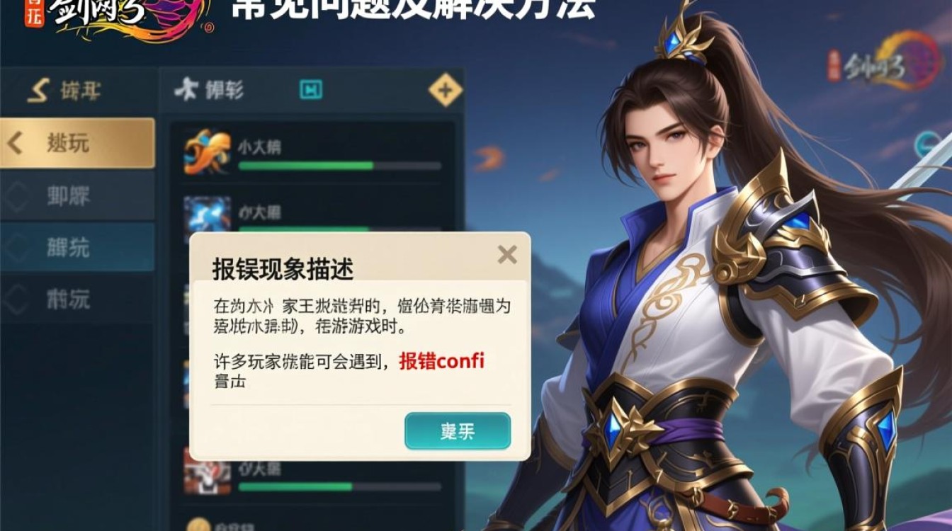 剑三配置错误排查指南-图2