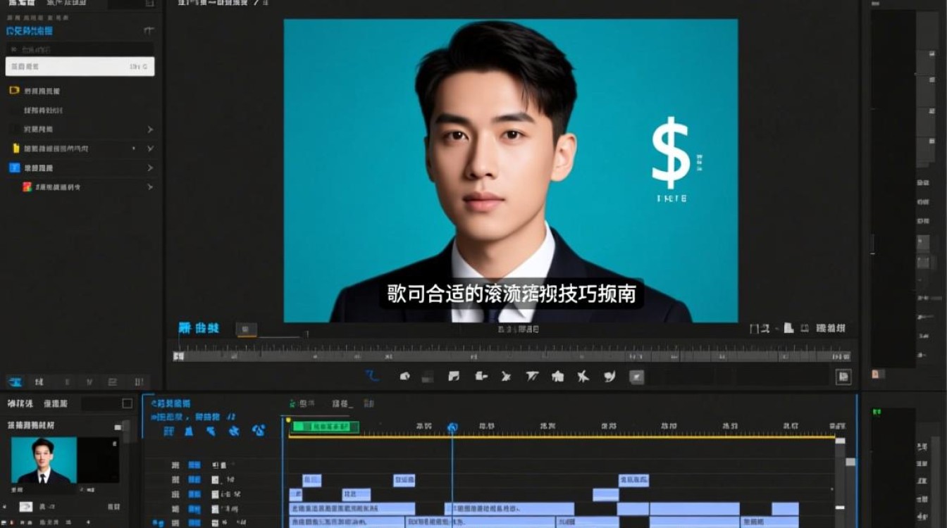 视频剪辑中歌词滚动技巧解析-图2