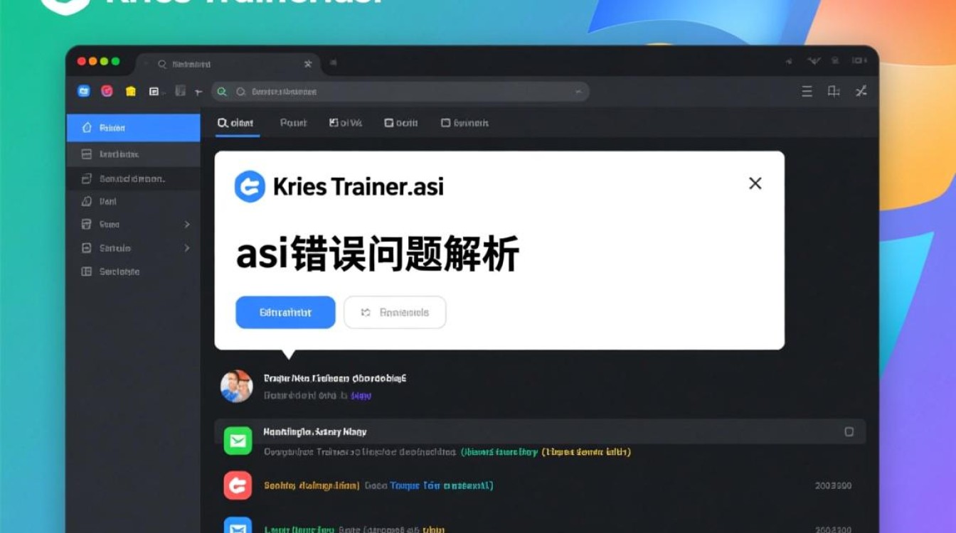 Krisetrainer.asi错误排查指南-图2