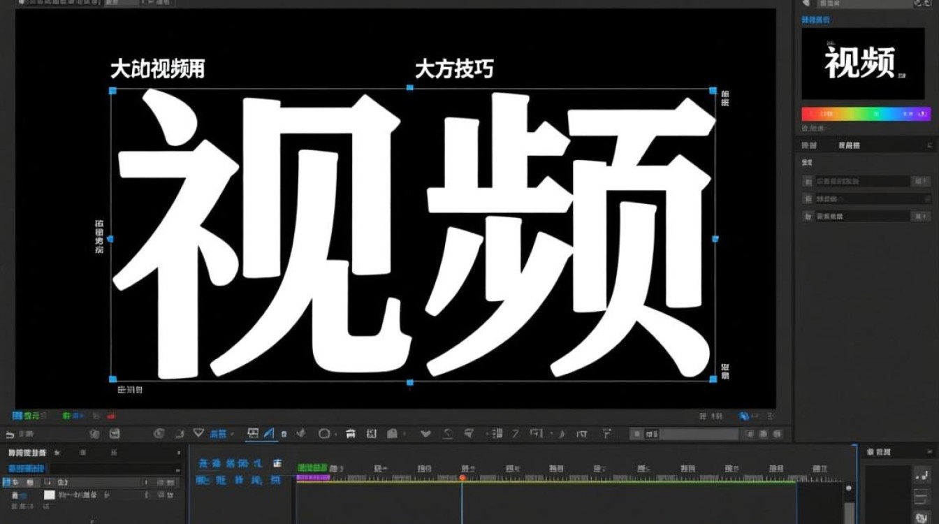 视频剪辑技巧，如何快速放大字体大小-图1