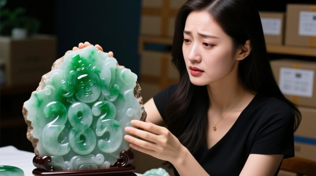 高价翡翠原石到货现形，女子283万打水漂？-图2