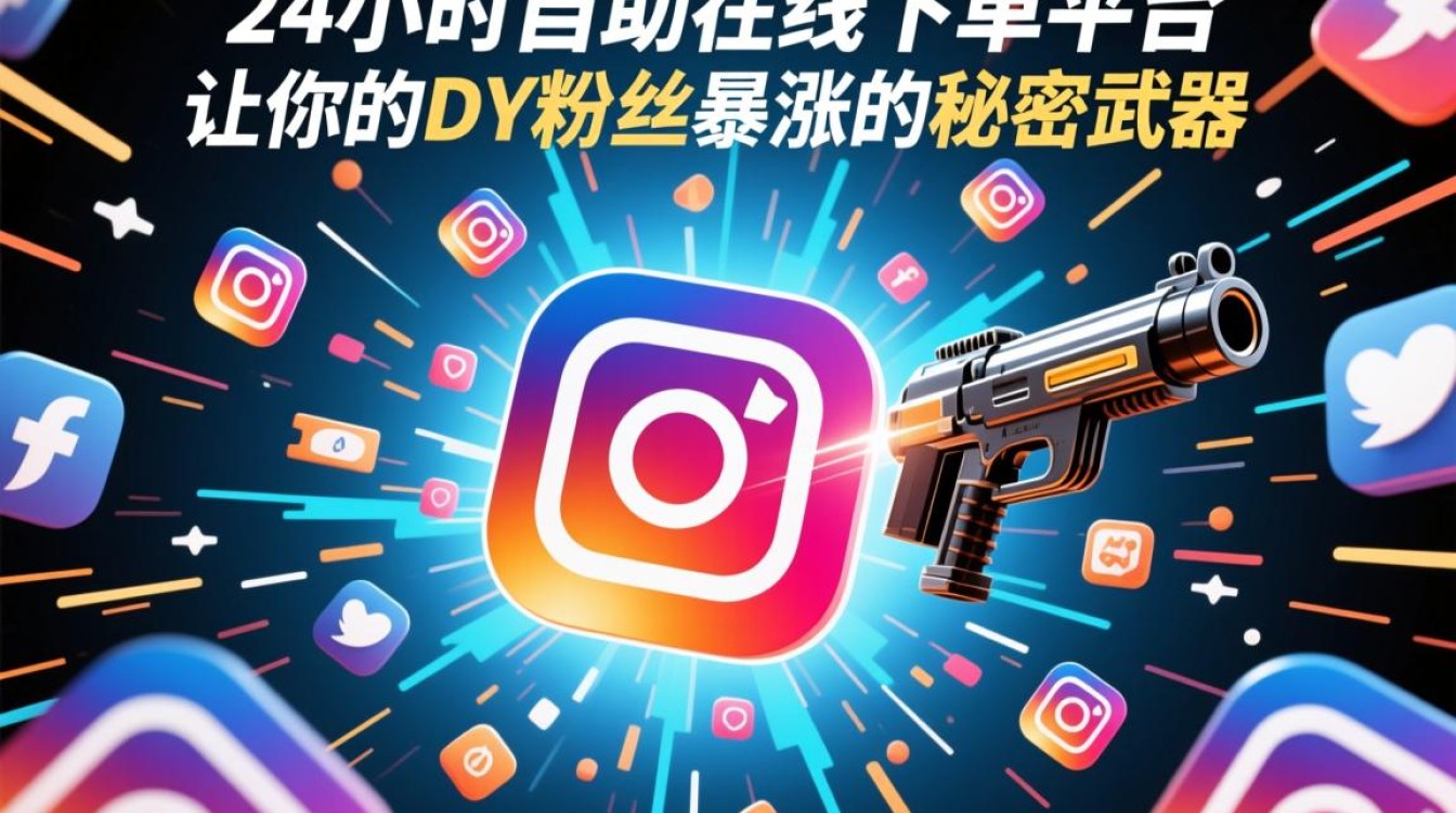 24小时自助下单平台助力dy涨粉网站快速推广-图1