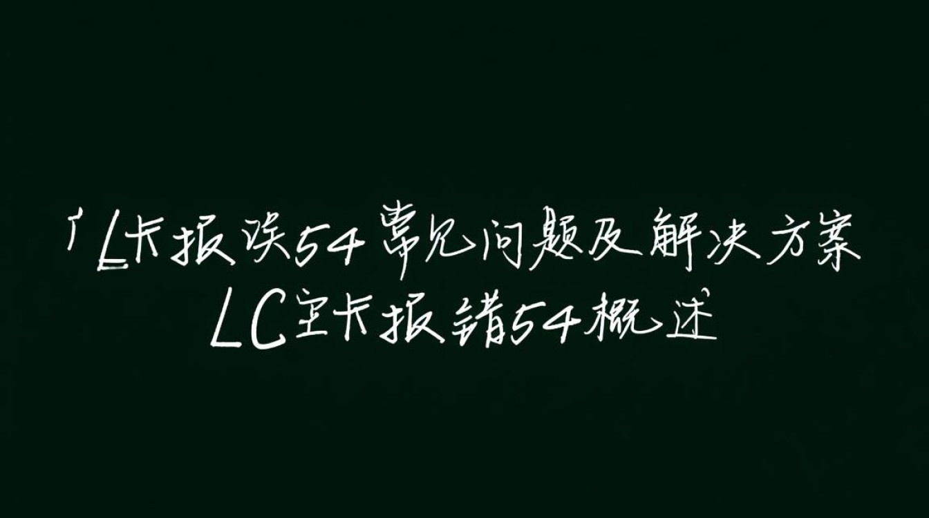 LC卡错误代码54解析与解决指南-图2