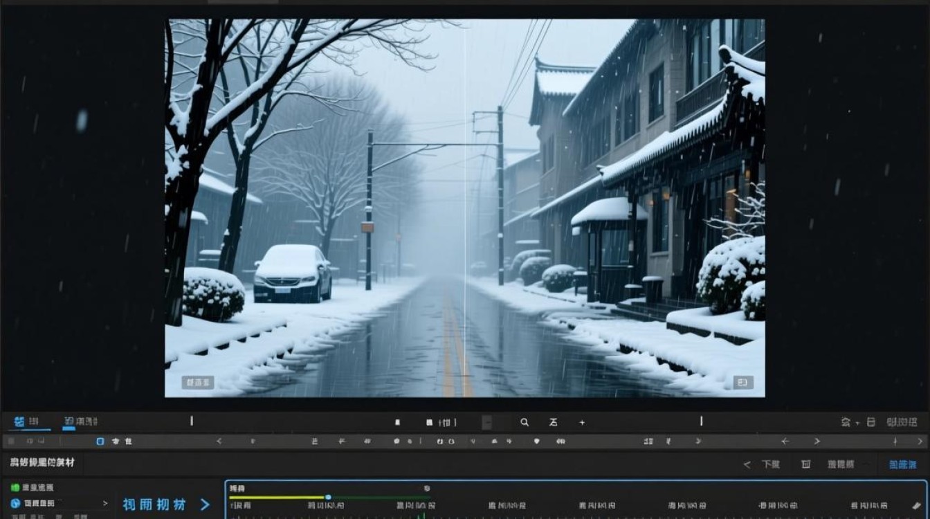 雨雪交融,创意雨景雪景视频剪辑技巧-图3 雨雪交融,创意雨景雪景视频剪辑技巧-图3