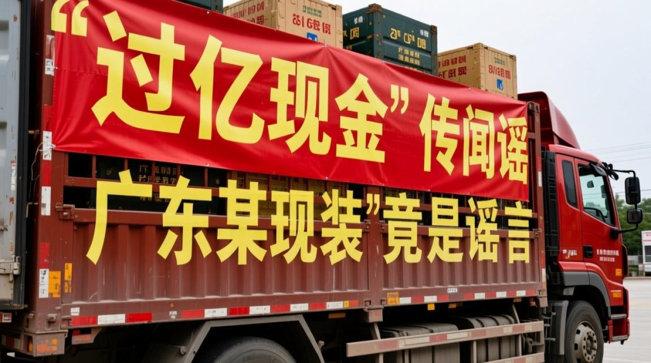 广东货车过亿现金传闻不实-图1