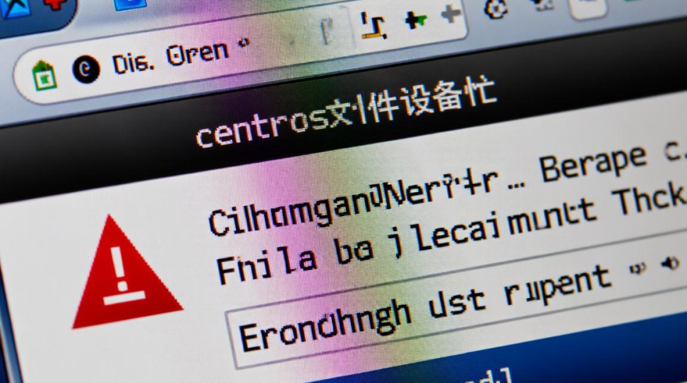 CentOS文件设备忙，处理与解决方案-图1