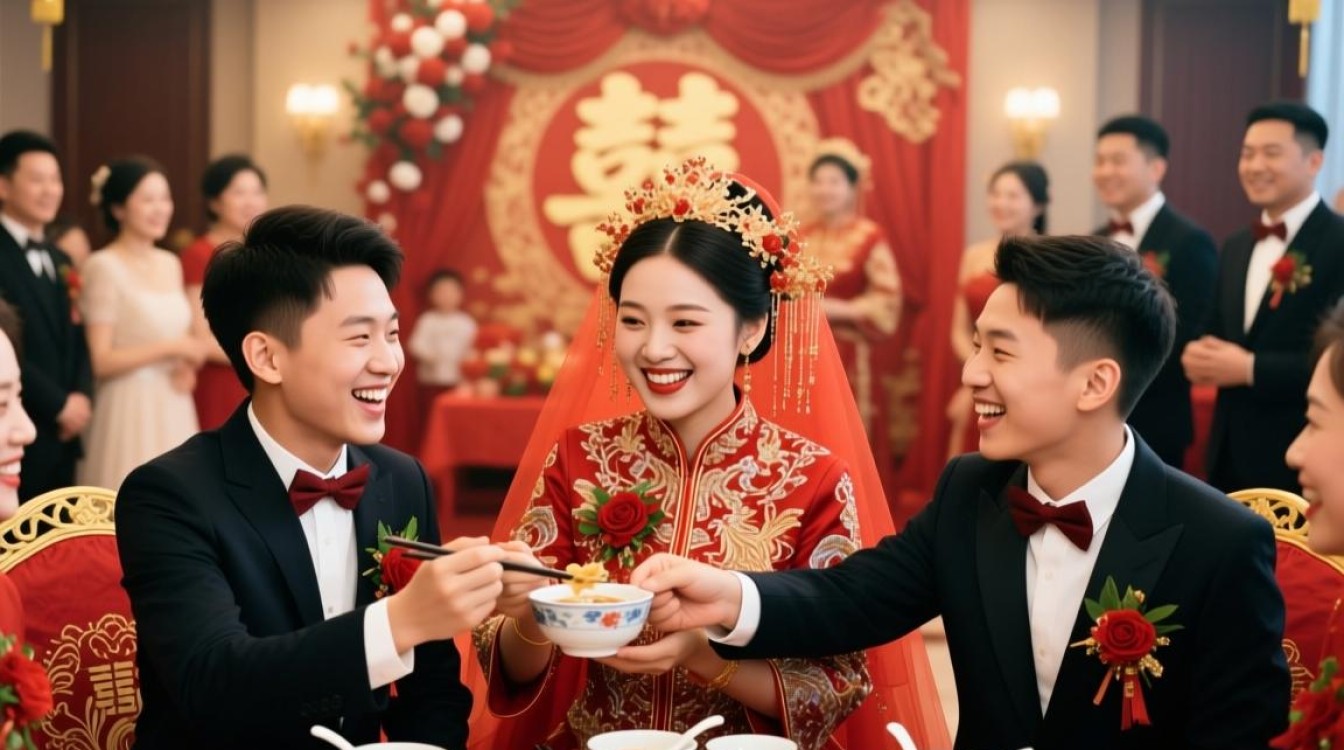姐妹情深，弟弟送嫁现场，分家饭笑料百出！-图1