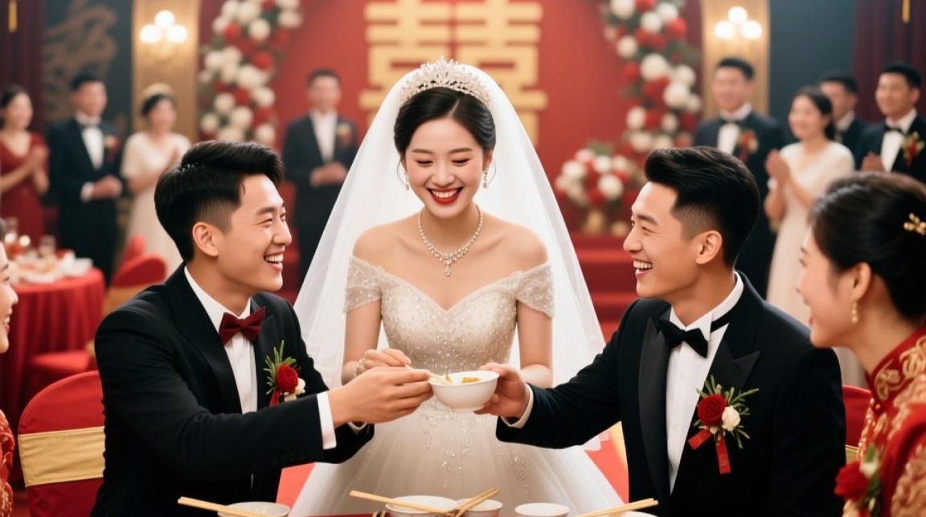 姐妹情深，弟弟送嫁现场，分家饭笑料百出！-图2