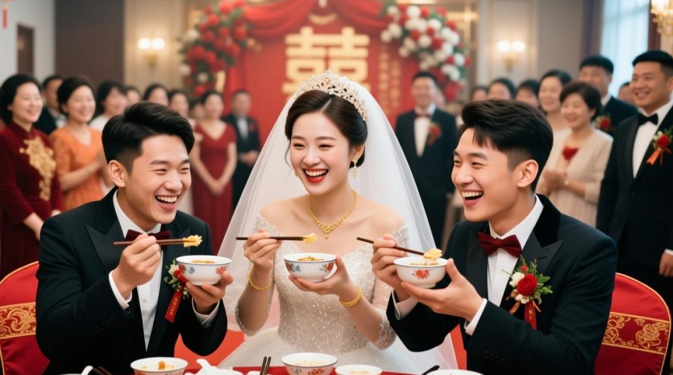 姐妹情深，弟弟送嫁现场，分家饭笑料百出！-图3