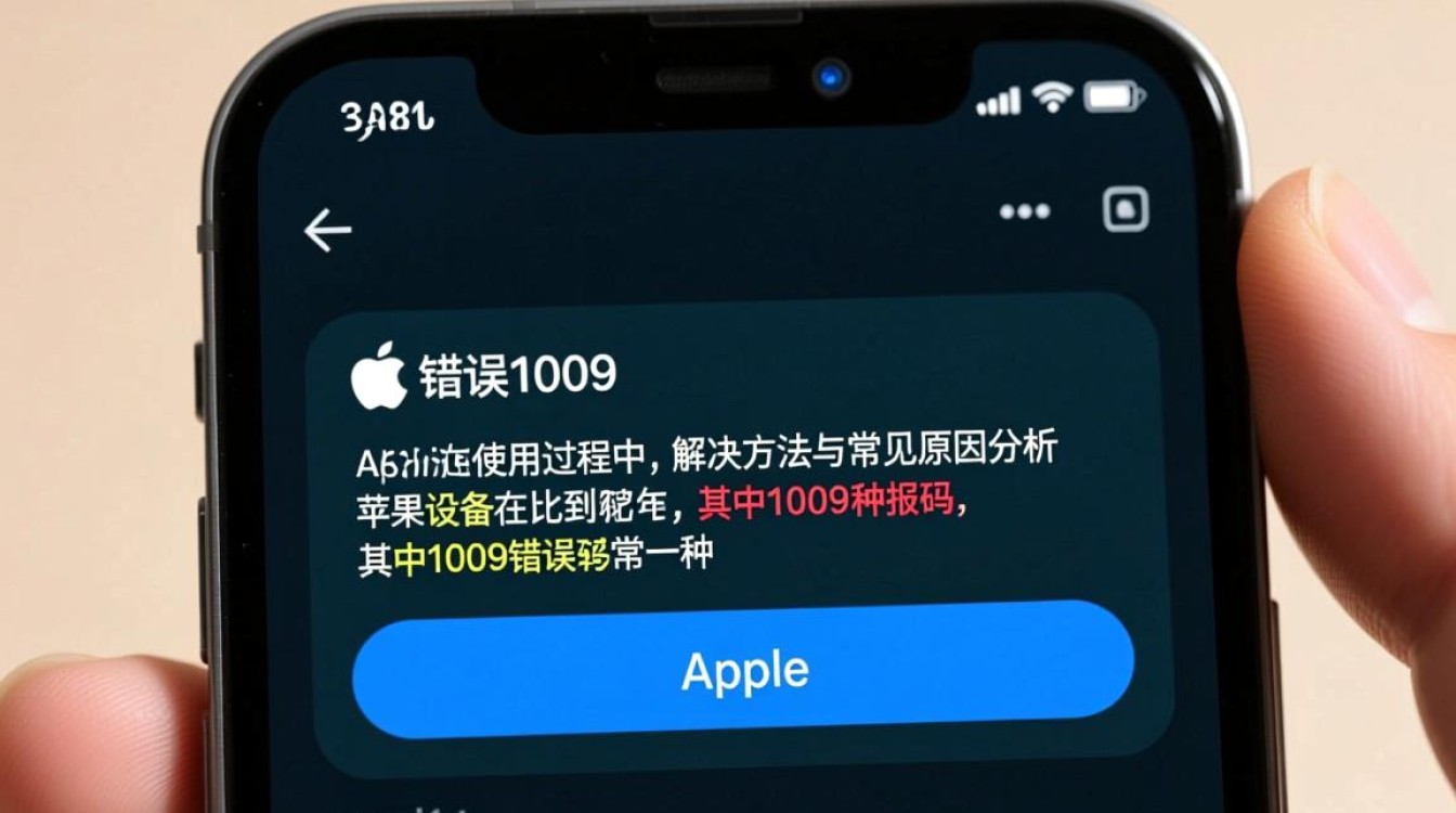 苹果设备报错1009，紧急修复攻略！-图1