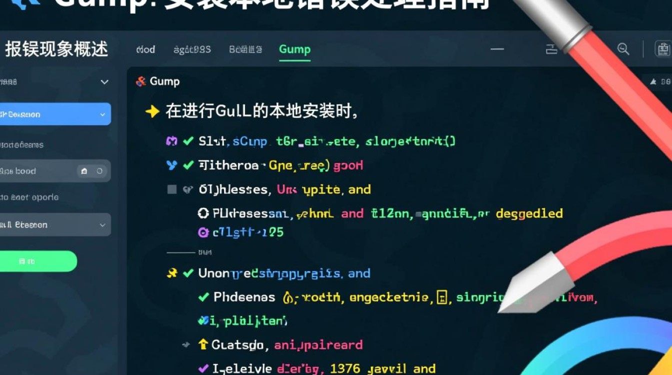 Gulp本地安装错误排查指南-图1 Gulp本地安装错误排查指南-图1
