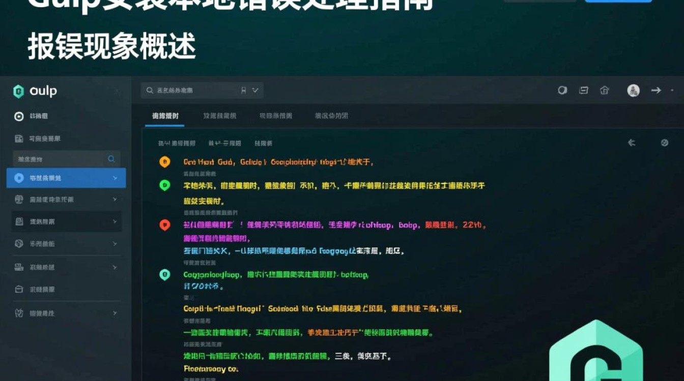 Gulp本地安装错误排查指南-图2 Gulp本地安装错误排查指南-图2