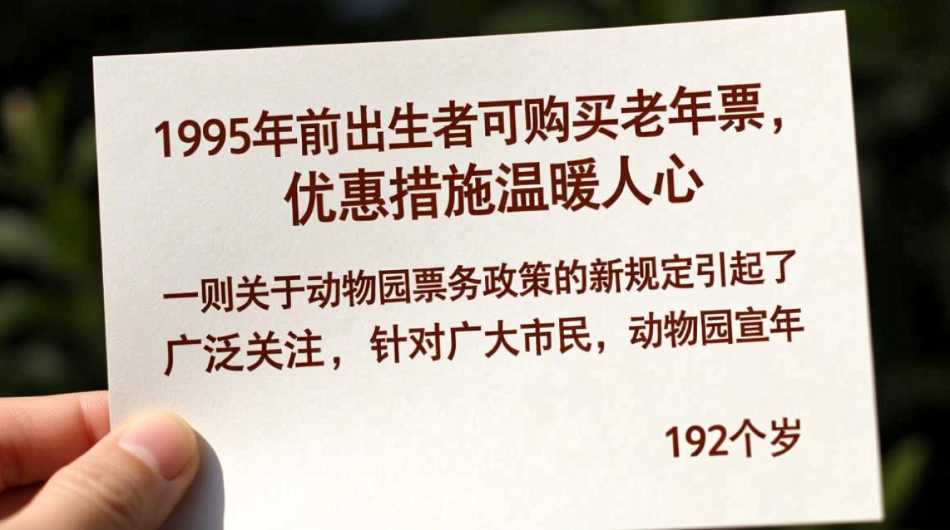 动物园特惠，1995年前出生者可享老年票优惠-图2