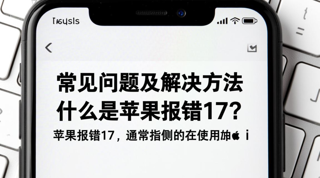 苹果设备报错17,快速排查与解决指南-图2 苹果设备报错17,快速排查与解决指南-图2