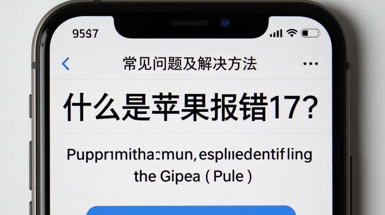 苹果设备报错17,快速排查与解决指南-图3 苹果设备报错17,快速排查与解决指南-图3