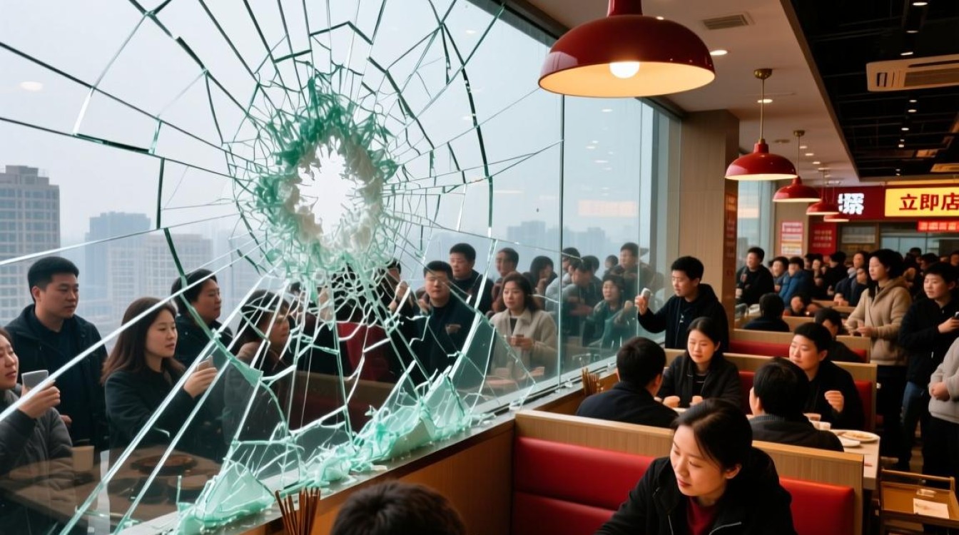 火锅店紧急回应空中座位玻璃破碎事件-图2