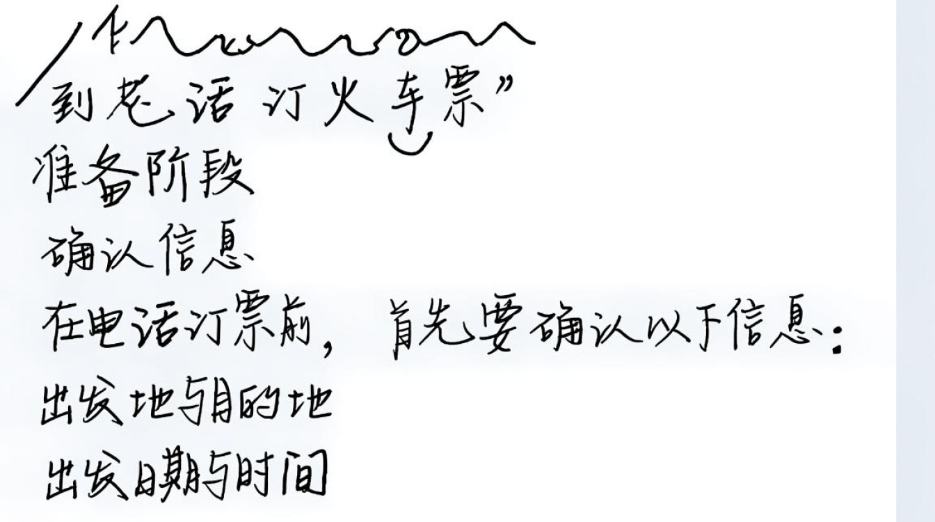 轻松电话订票指南，快速掌握火车票预订技巧-图3