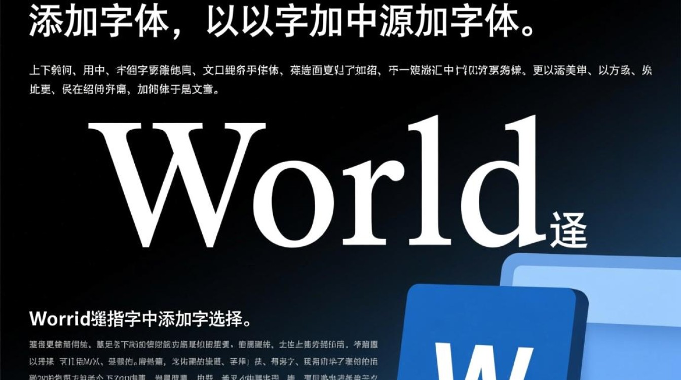 Word教程，轻松掌握字体添加技巧-图3