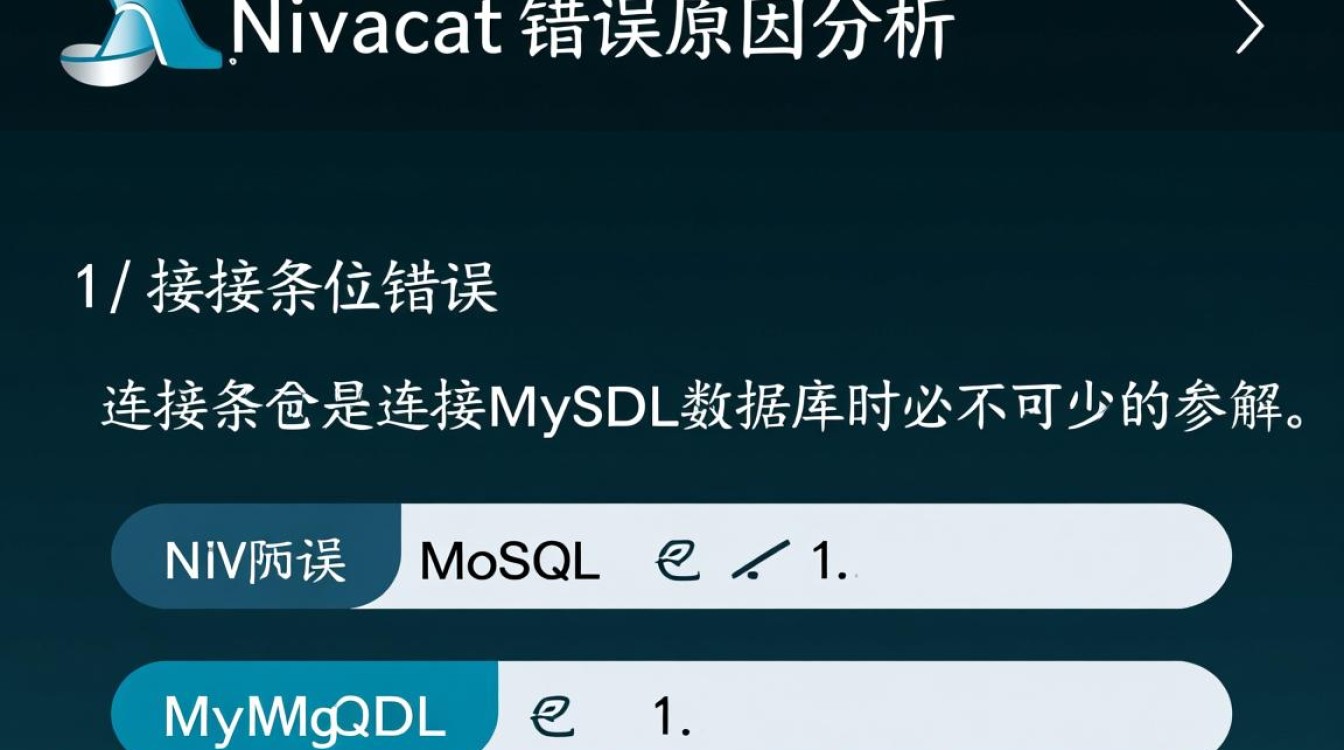 Nivacat连接MySQL错误排查指南-图2