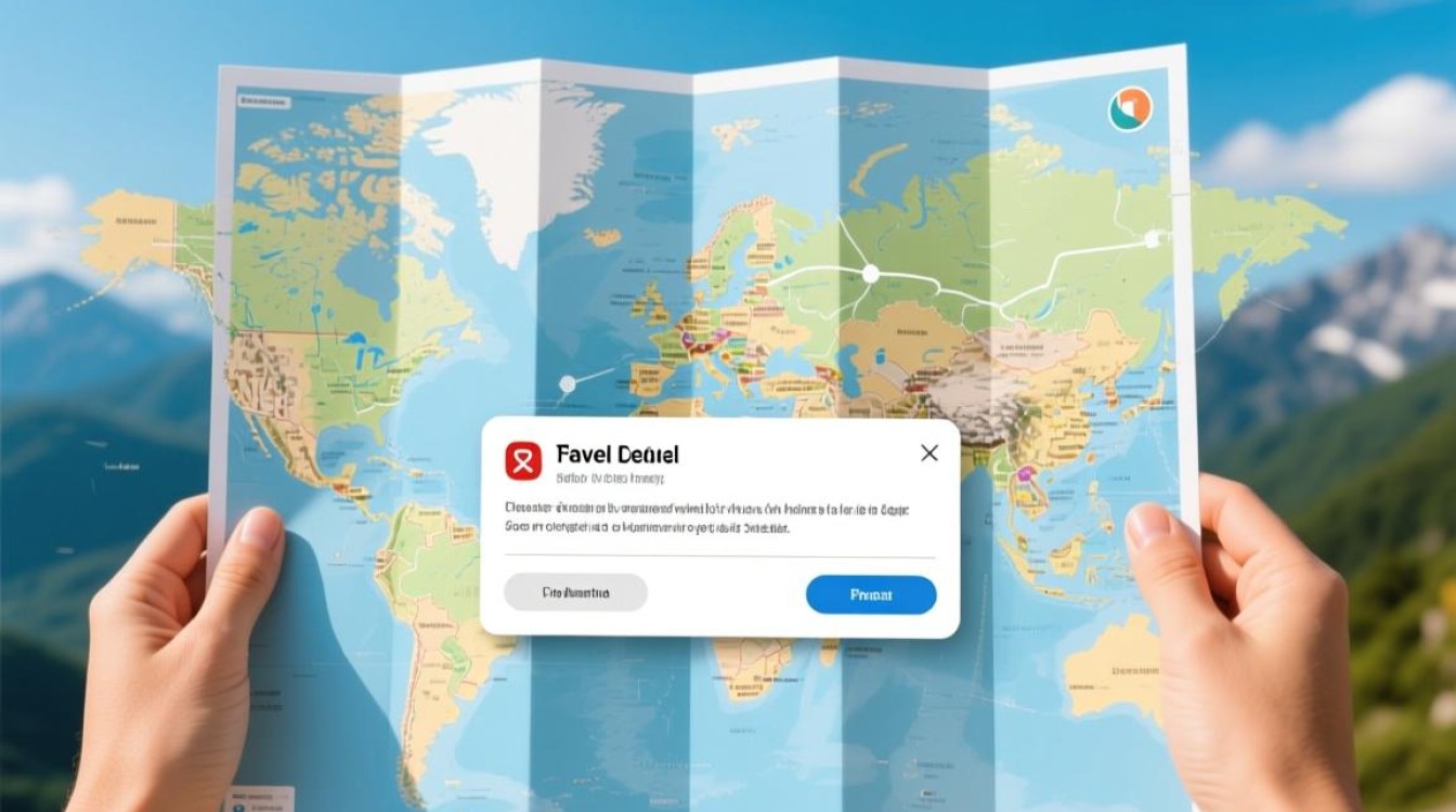 旅行导航地图出现错误提示-图1