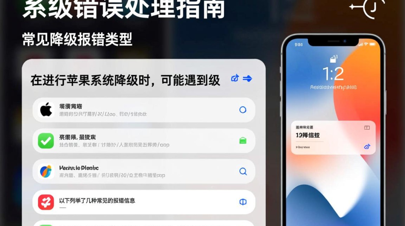 苹果系统降级遇到错误提示解析-图1