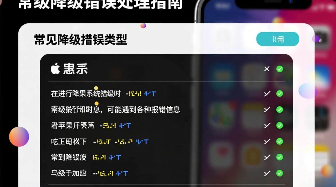 苹果系统降级遇到错误提示解析-图2