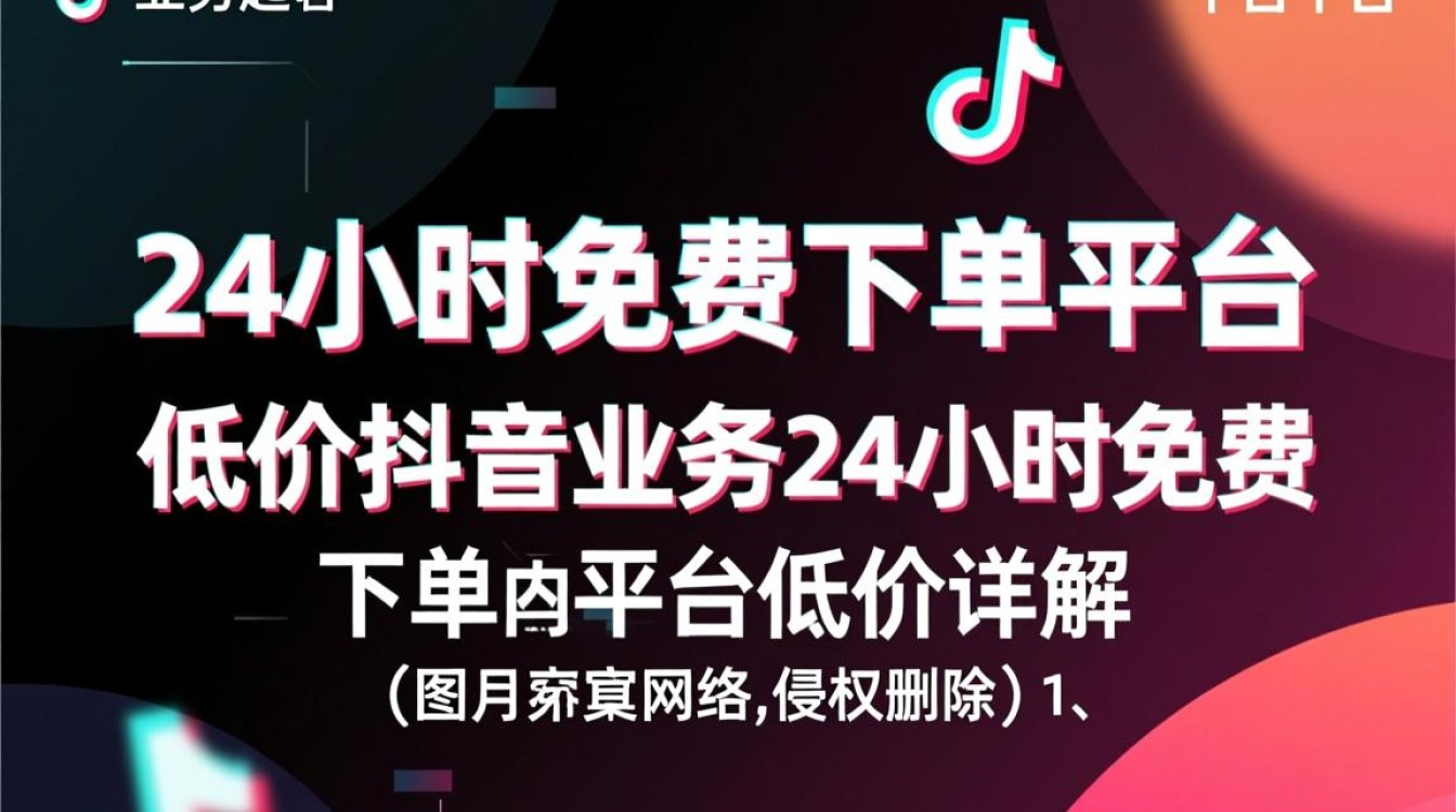 抖音24小时免费下单平台,低价服务可靠吗?-图1 抖音24小时免费下单平台,低价服务可靠吗?-图1