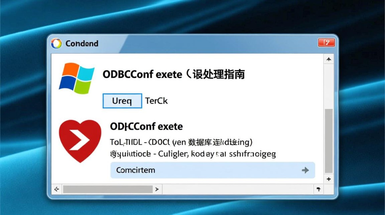 ODBC配置工具（odbcconf.exe）错误处理指南-图1