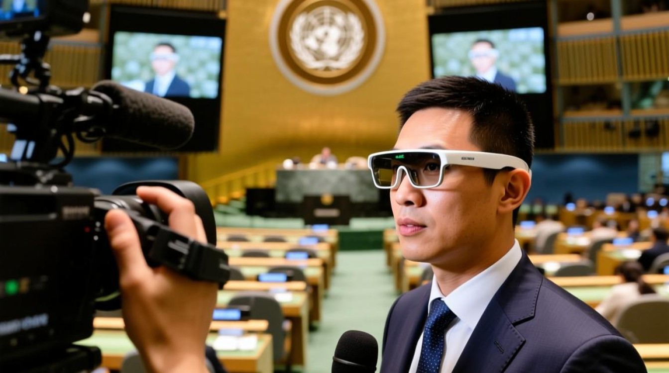 智能眼镜助力中国记者捕捉联合国记者会精彩瞬间-图2