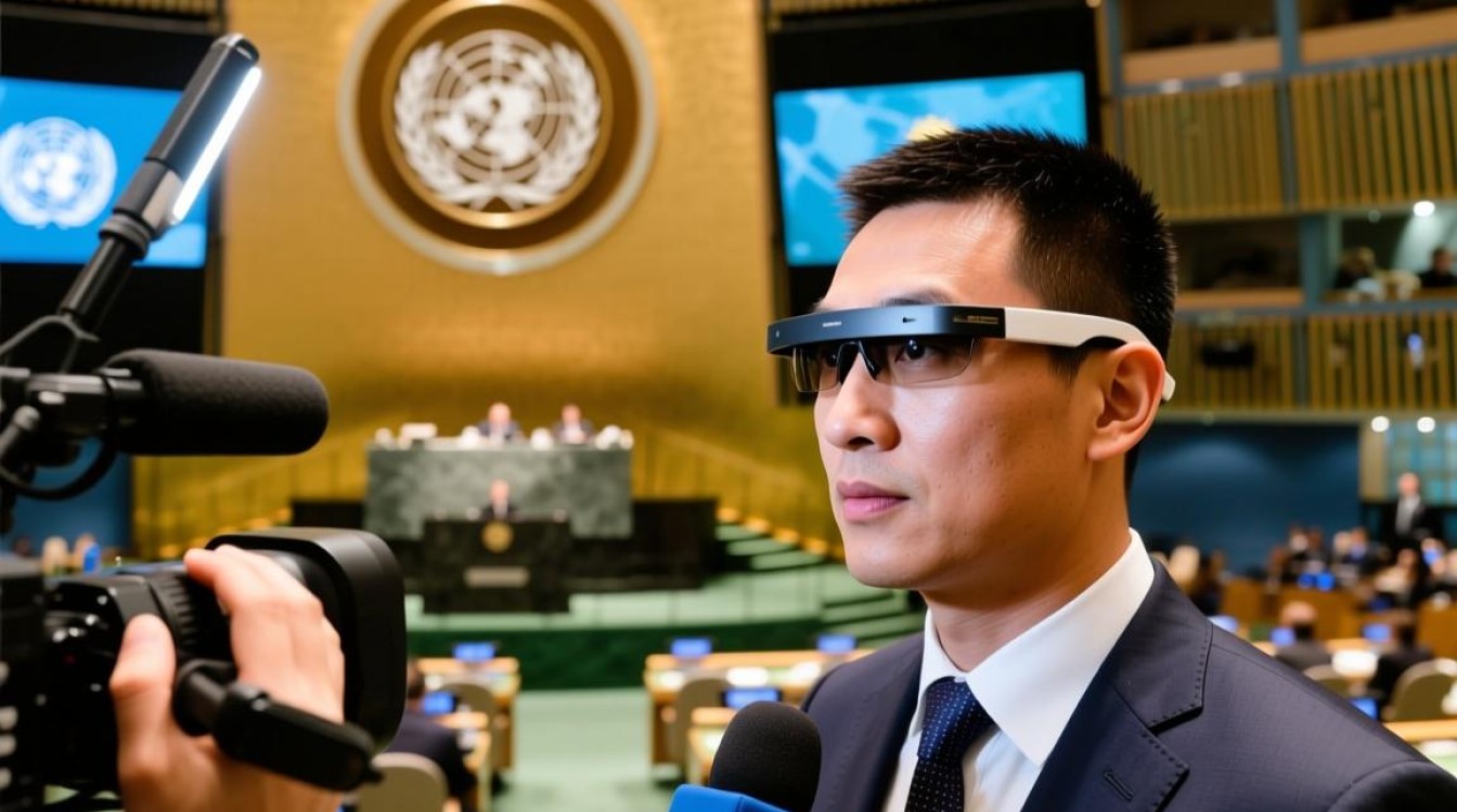 智能眼镜助力中国记者捕捉联合国记者会精彩瞬间-图3