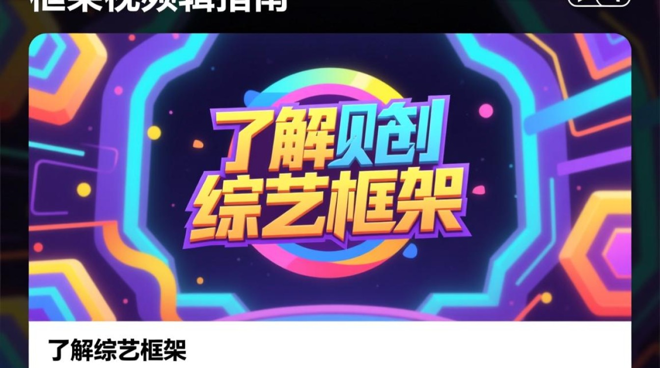 高效综艺剪辑技巧，打造吸引眼球的框架视频-图1