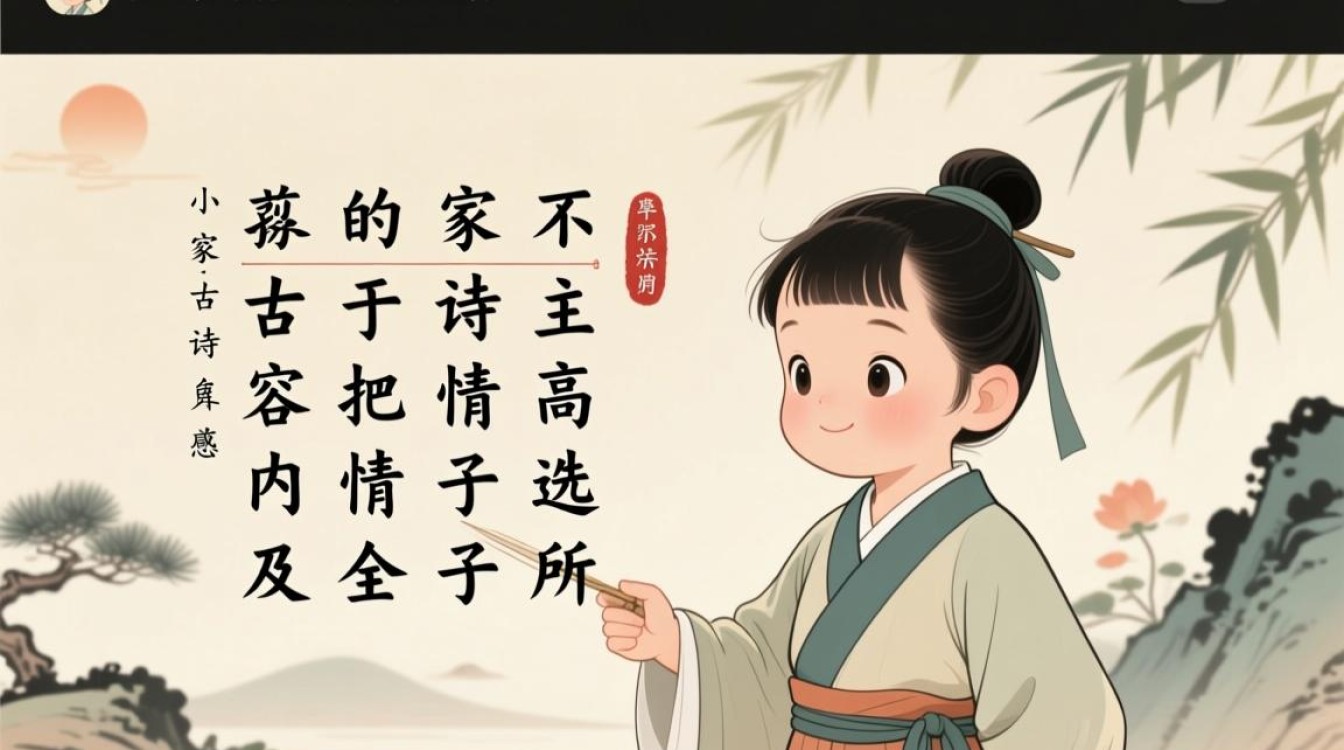 童趣诗韵，儿童古诗视频剪辑攻略-图1