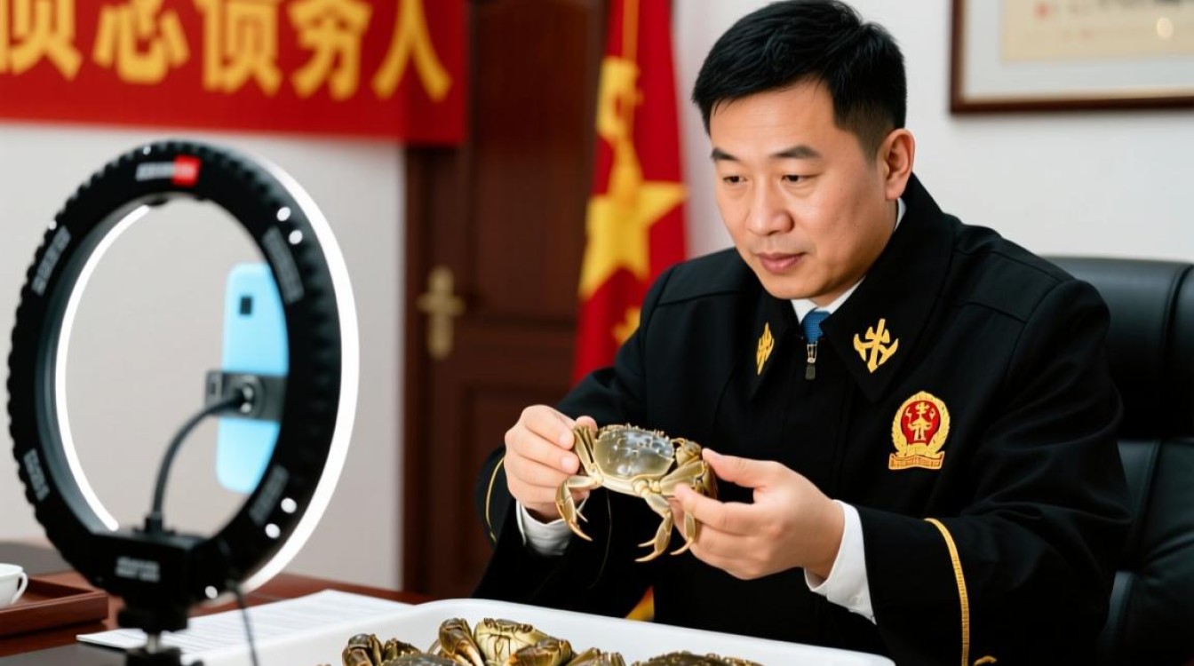 法官直播带货解债务困境，螃蟹成热门话题-图2