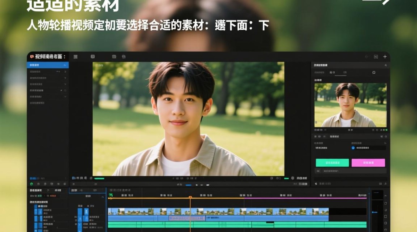 视频剪辑技巧，人物轮播剪辑全攻略-图1