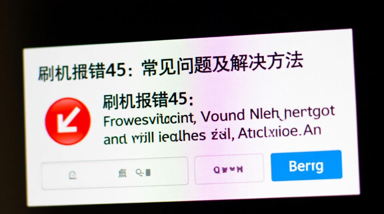 解决刷机报错45，故障排查与修复指南-图3