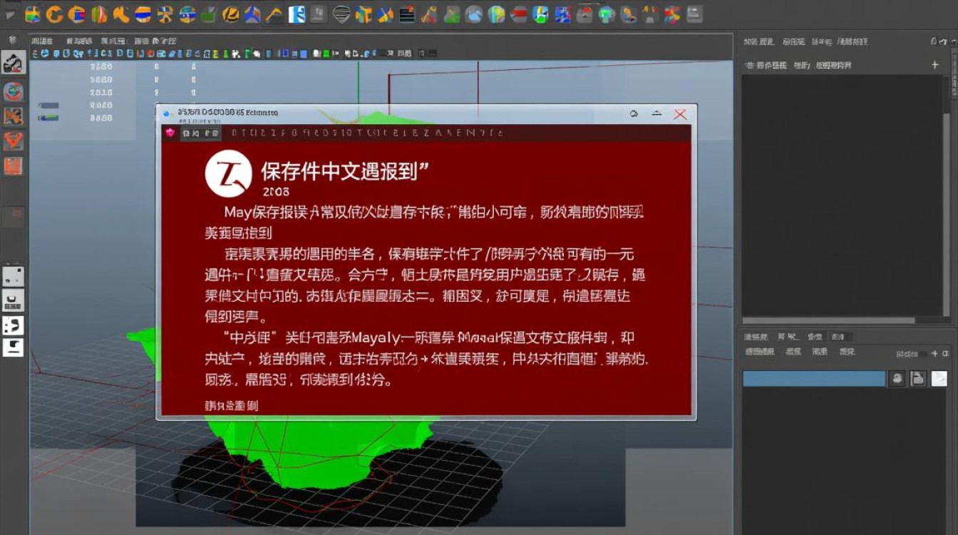 Maya保存文件时中文乱码报错处理攻略-图2