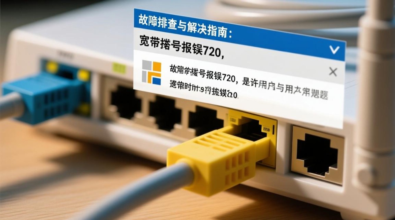 宽带拨号故障代码720解析指南-图2
