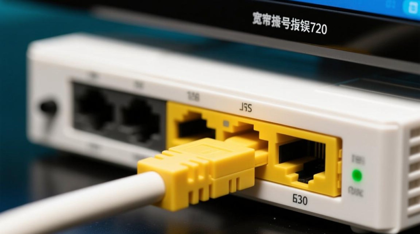 宽带拨号故障代码720解析指南-图3