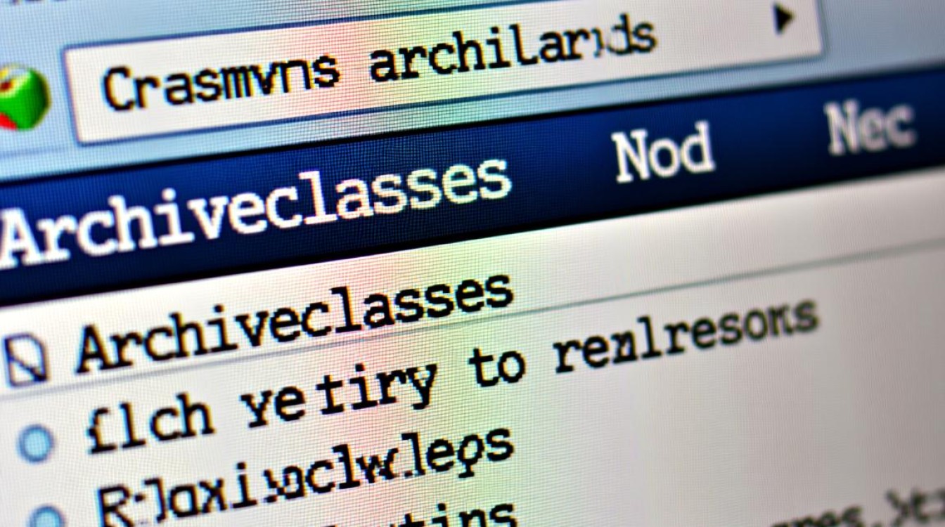 解决archiveclasses标签报错问题指南-图2 解决archiveclasses标签报错问题指南-图2