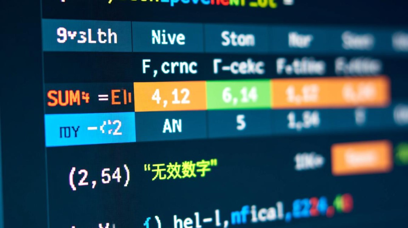 Sum函数报错，无效数字问题解析-图1