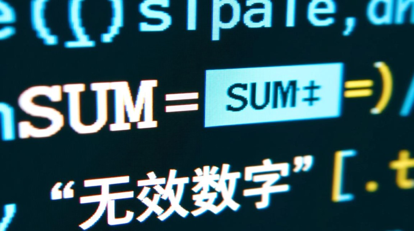 Sum函数报错，无效数字问题解析-图2