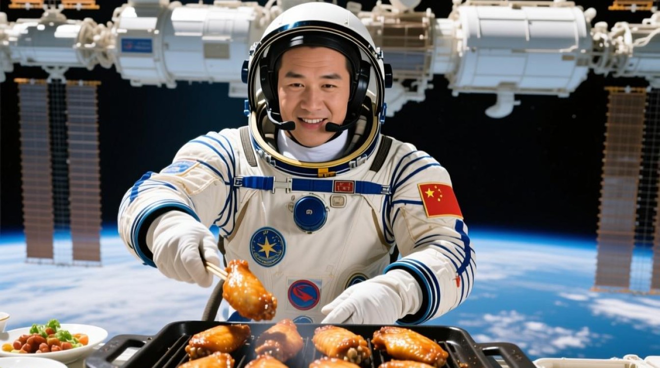 太空美食，中国航天员太空烤鸡翅体验-图1