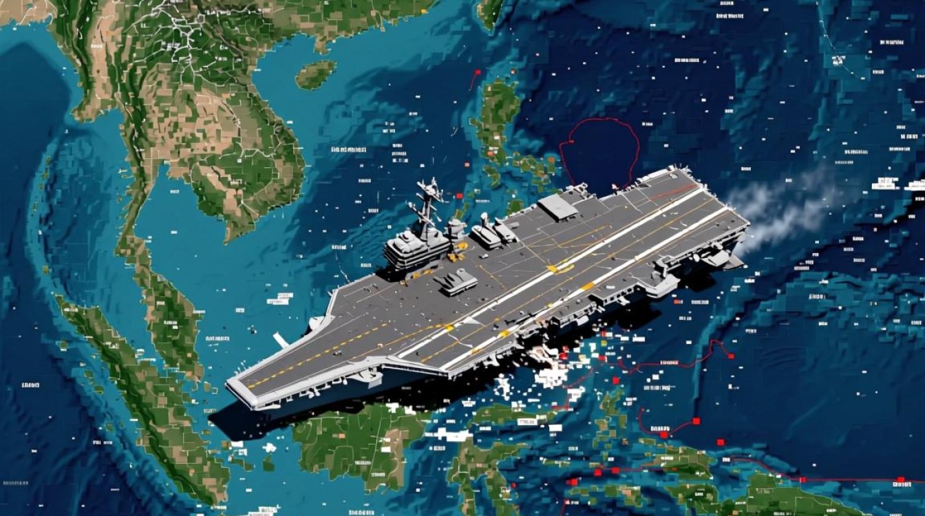 美军舰载机南海坠毁卫星图揭示真相-图2 美军舰载机南海坠毁卫星图揭示真相-图2