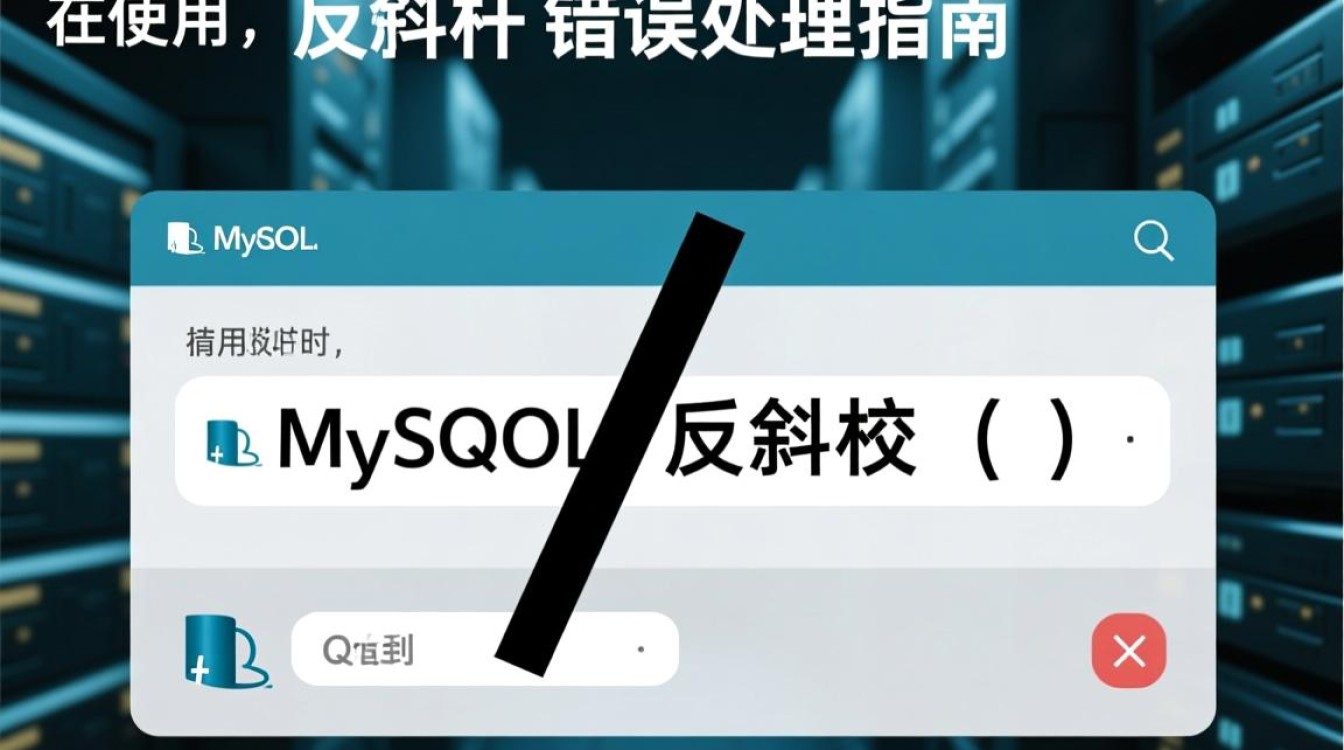 MySQL中使用反斜杠导致错误处理方法-图1
