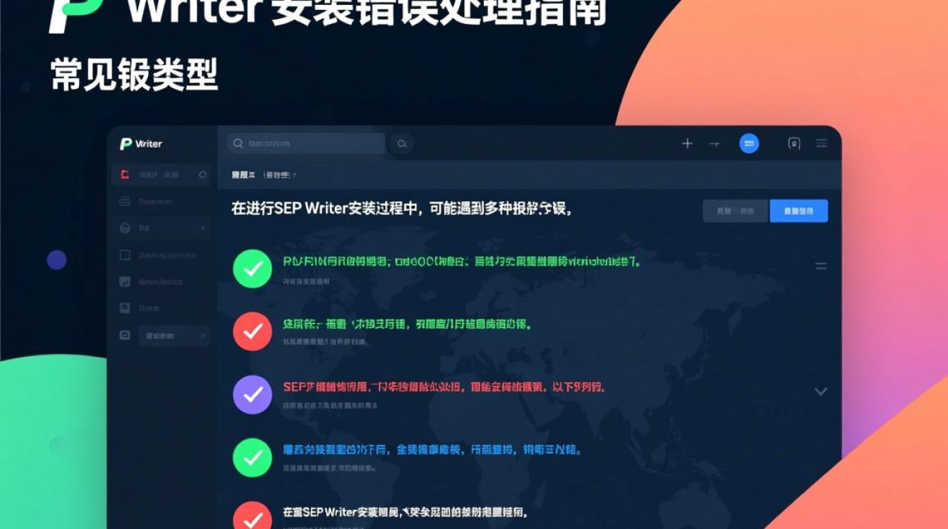 SEP Writer 安装过程中常见错误解析-图1 SEP Writer 安装过程中常见错误解析-图1
