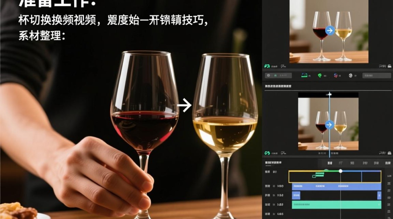 酒杯切换视频剪辑技巧解析-图1