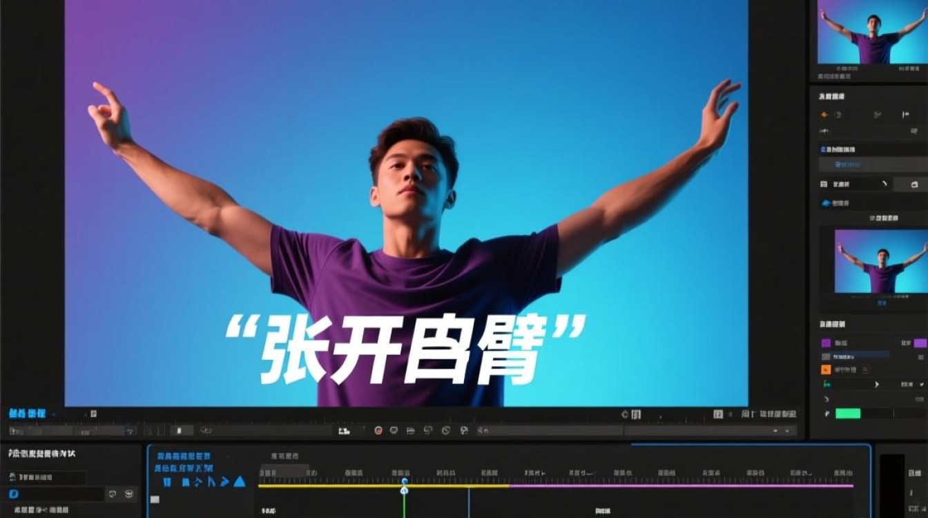 短视频剪辑技巧，如何制作精彩的张开手臂视频-图2