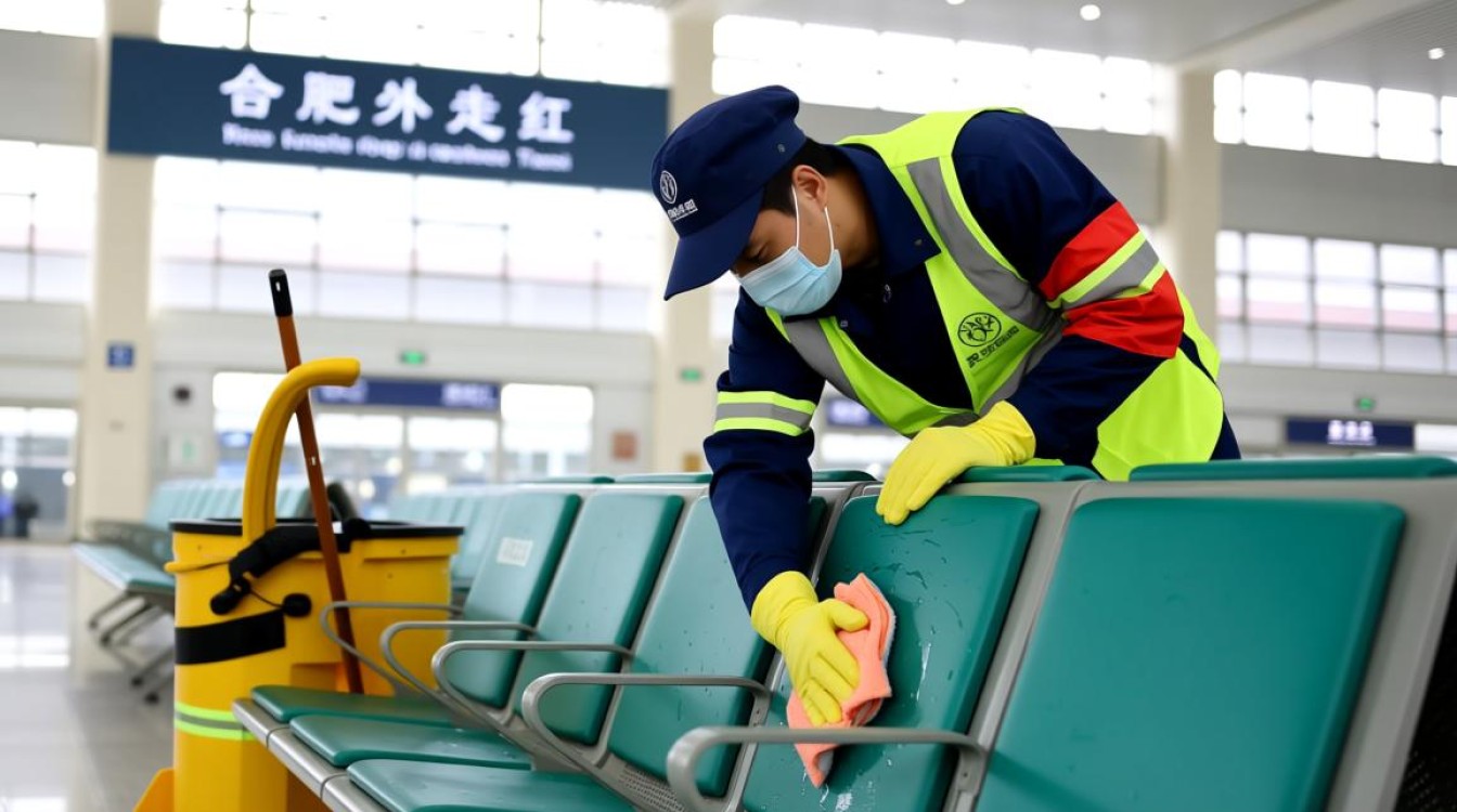 合肥保洁员擦拭座椅成网红现象引关注-图3