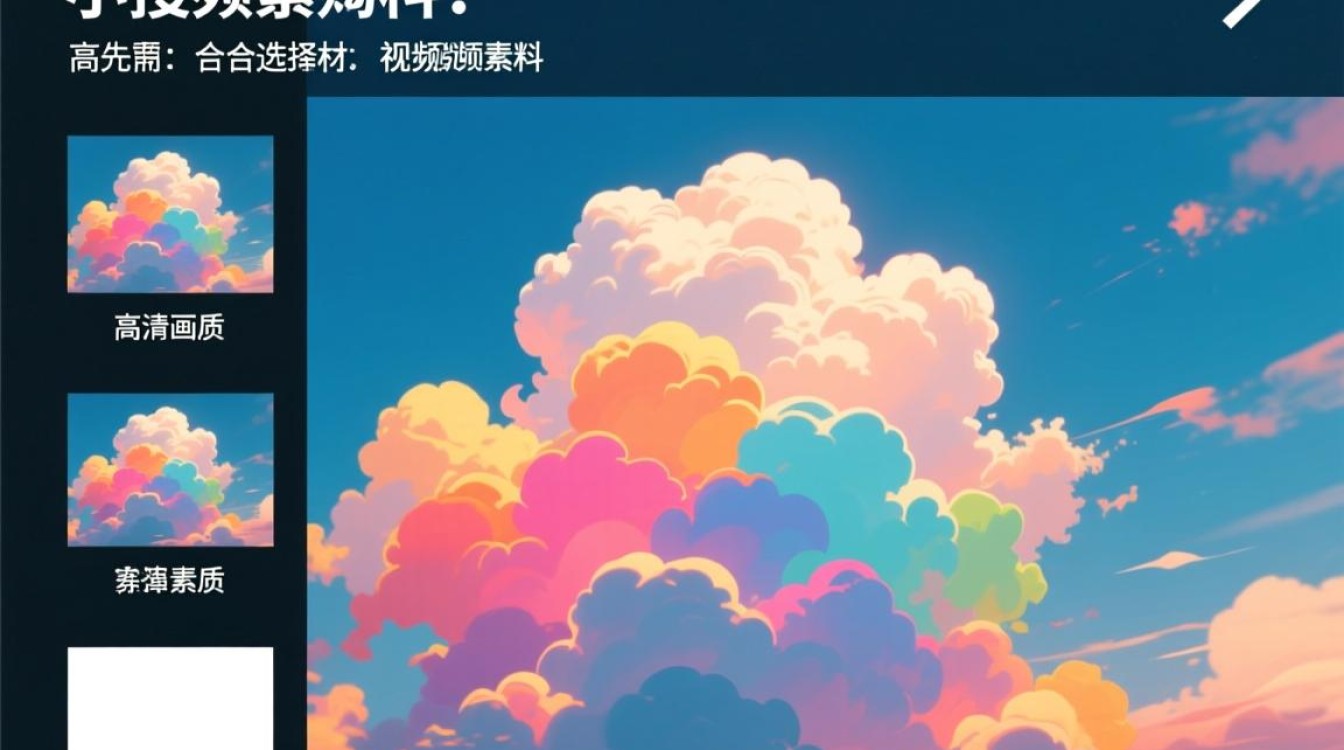 彩色云朵视频剪辑技巧解析-图2