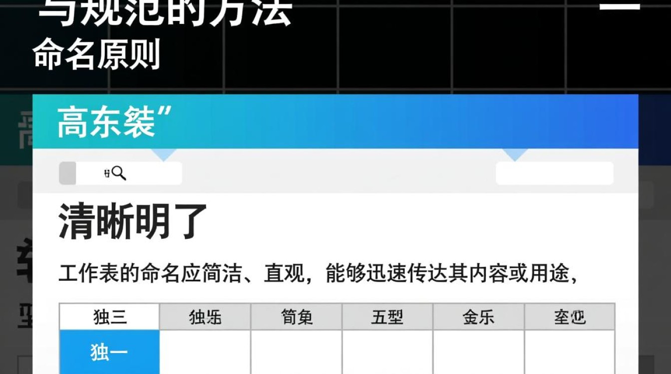 高效工作表命名技巧解析-图1